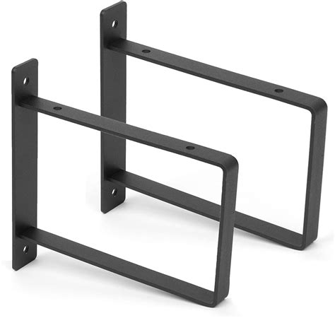 large metal hanging brackets|rectangular metal bracket.